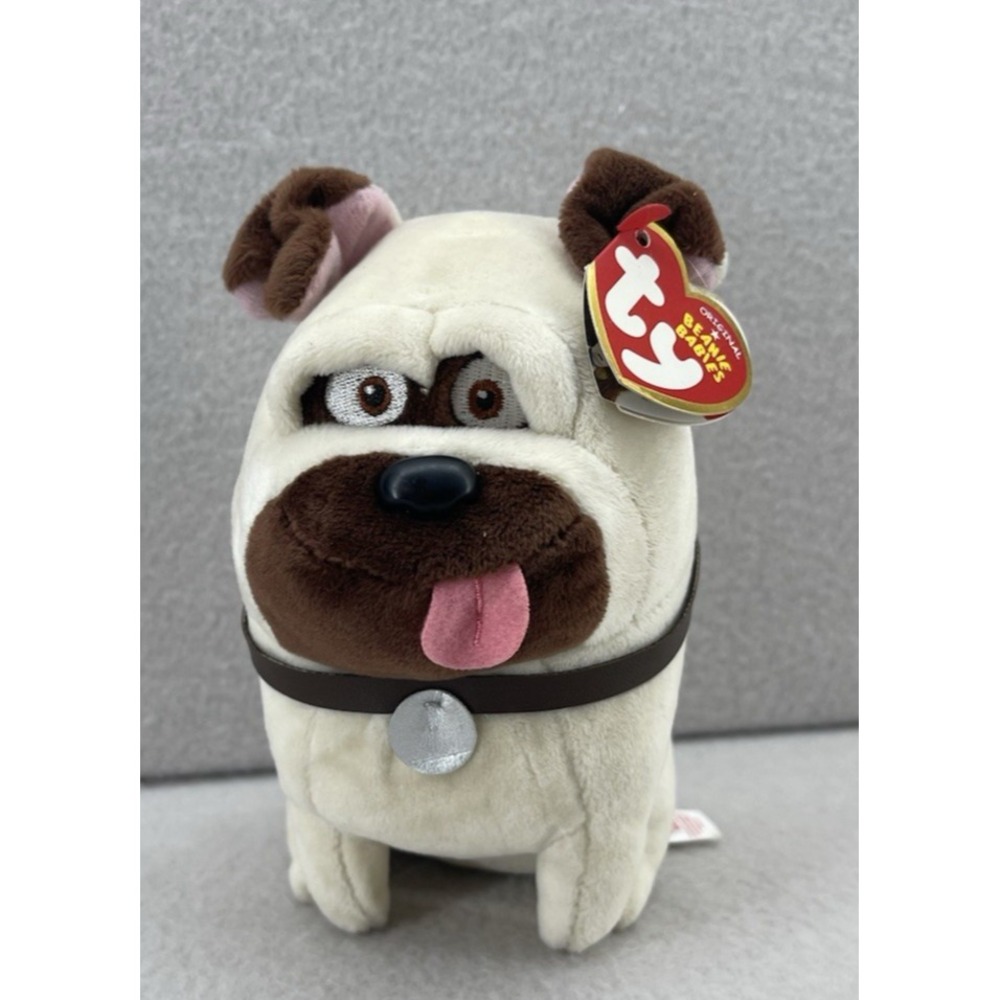 Plush TY Beanie Babies Mel Dog 6" 2016 Secret Life of Pets Stuffed Animal Toy